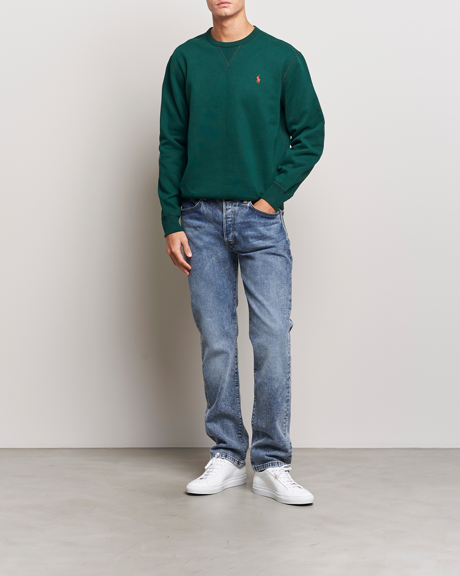 Men | Sweaters & Knitwear | Polo Ralph Lauren | Crew Neck Sweatshirt Hunt Club Green