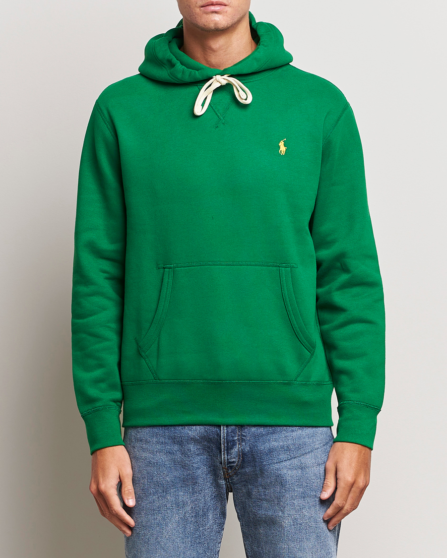 Men | Hooded Sweatshirts | Polo Ralph Lauren | RL Fleece Hoodie Athletic Green