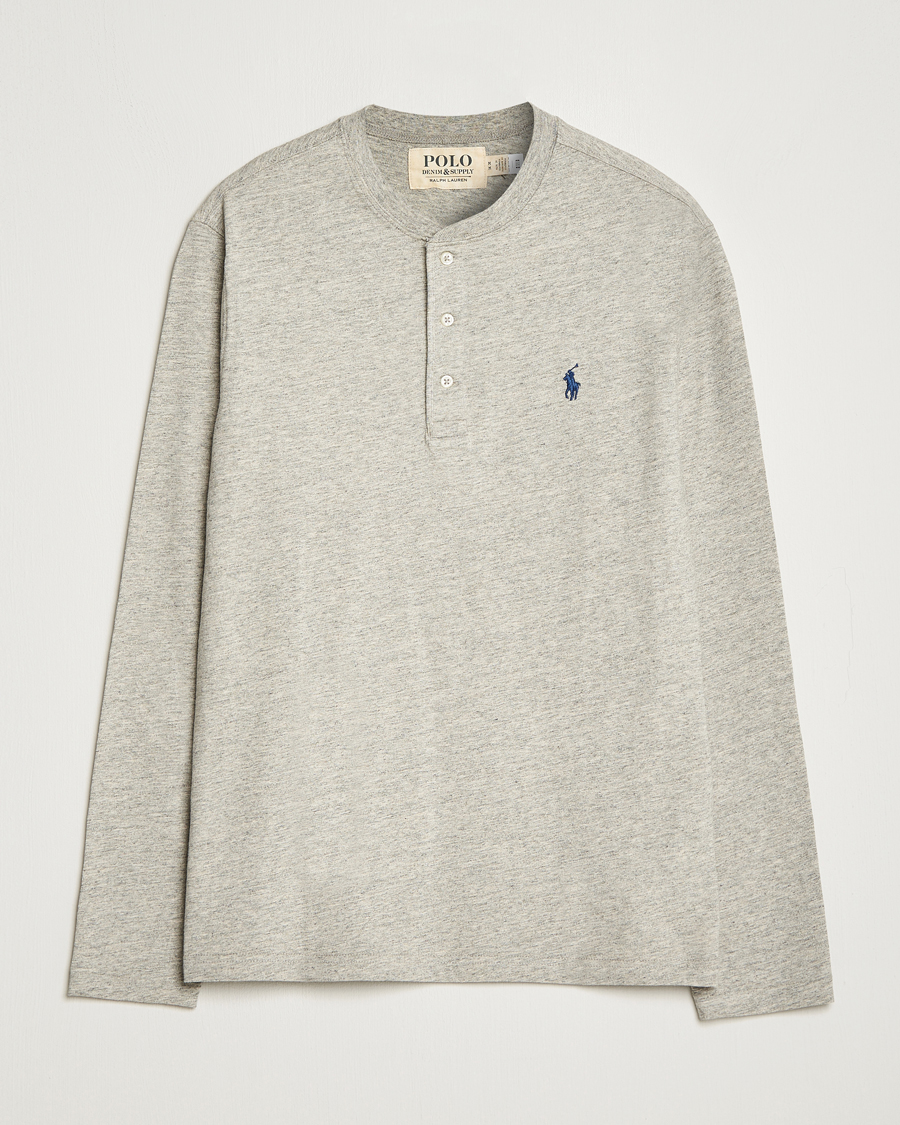 Men | Sweaters & Knitwear | Polo Ralph Lauren | Slub Jersey Henley Loft Heather