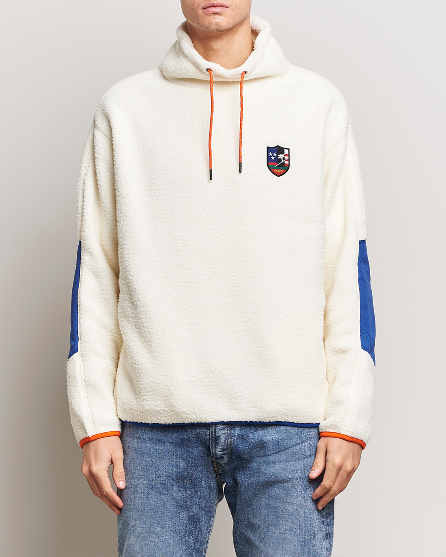 Men | Sweaters & Knitwear | Polo Ralph Lauren | Vintage Fleece Sweater Clubhouse Cream Multi