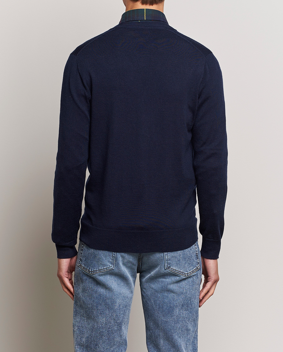 Men | Sweaters & Knitwear | Polo Ralph Lauren | Merino Knitted Cardigan Hunter Navy