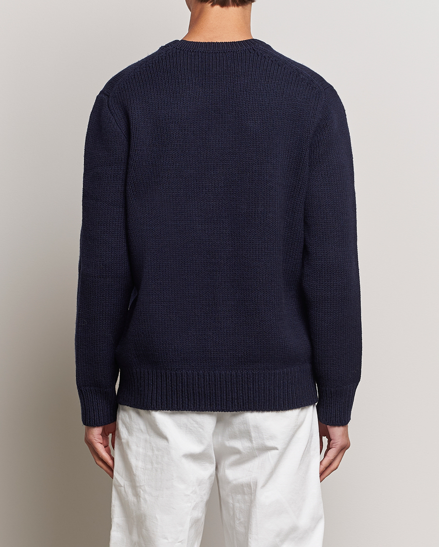 Polo Ralph Lauren RL Wool Knitted Sweater Hunter Navy at