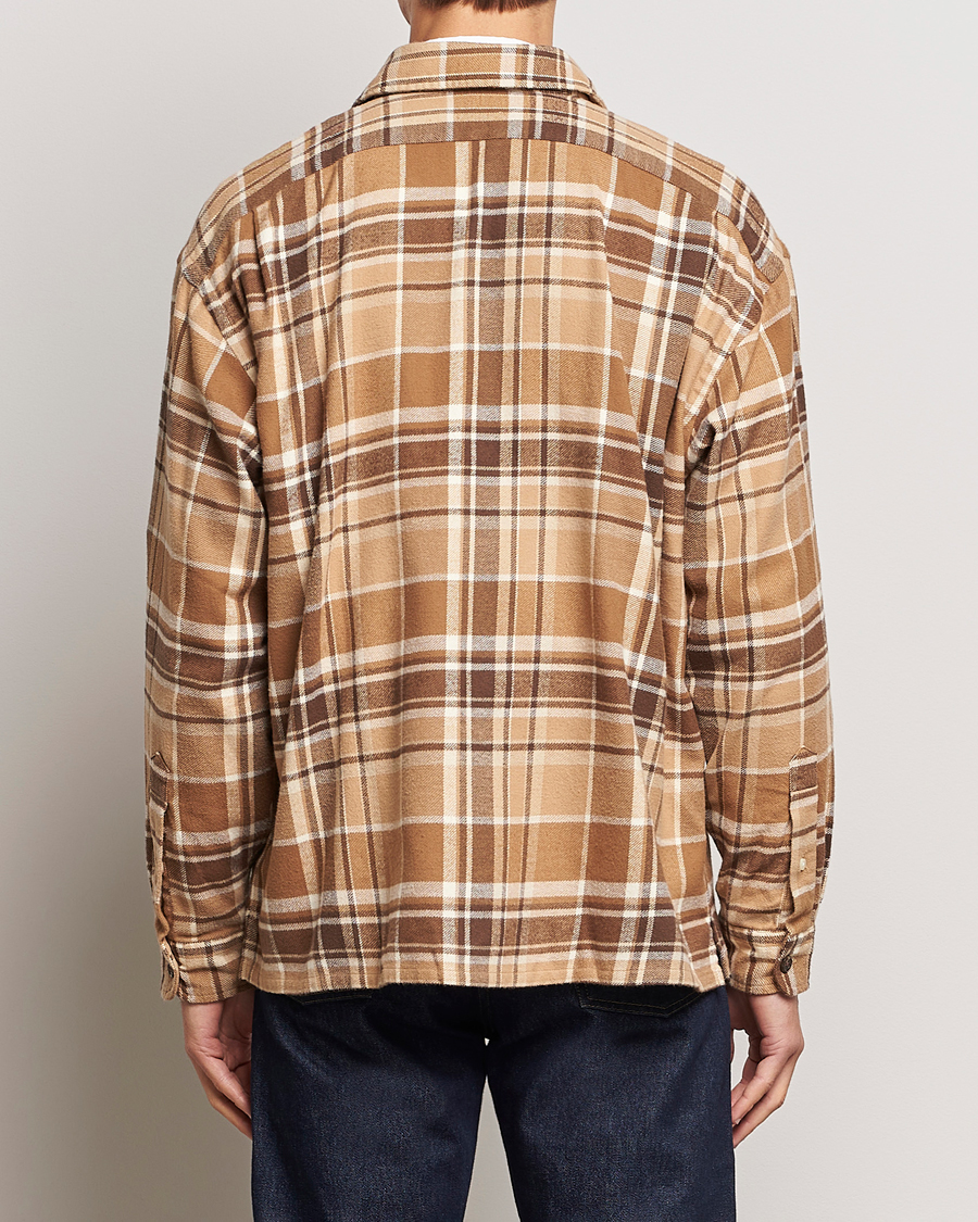 Men | Shirts | Polo Ralph Lauren | Brushed Flannel Checked Shirt Khaki/Brown