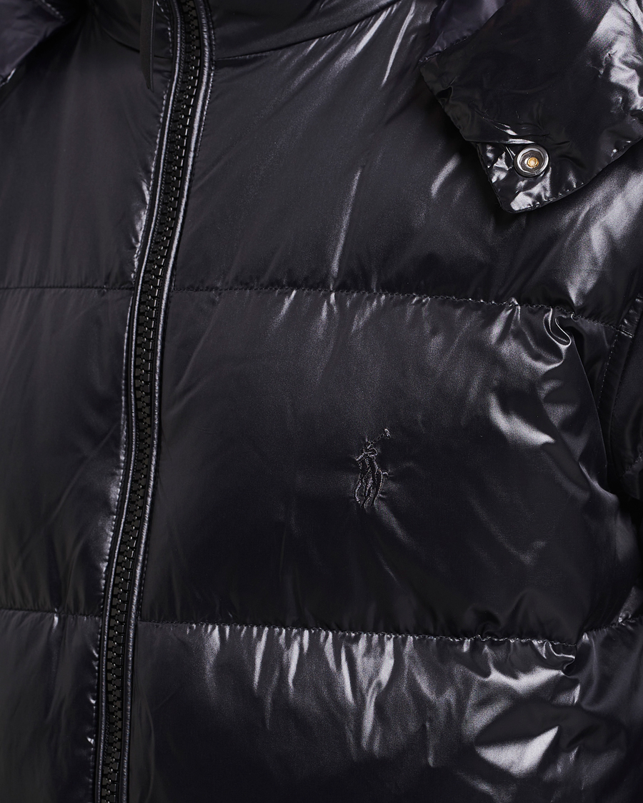Men | Coats & Jackets | Polo Ralph Lauren | Flint Glossy Down Jacket Black