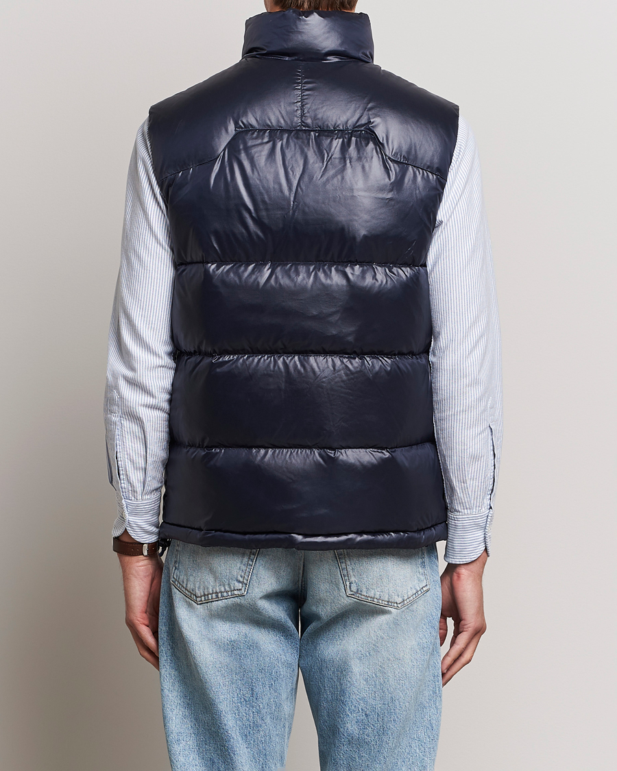 Men | Coats & Jackets | Polo Ralph Lauren | El Cap High Gloss Down Vest Collection Navy