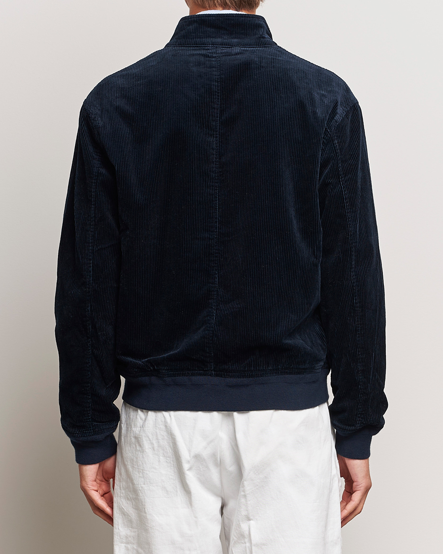 Men | Coats & Jackets | Polo Ralph Lauren | Corduroy Lined Harrington Jacket Aviator Navy
