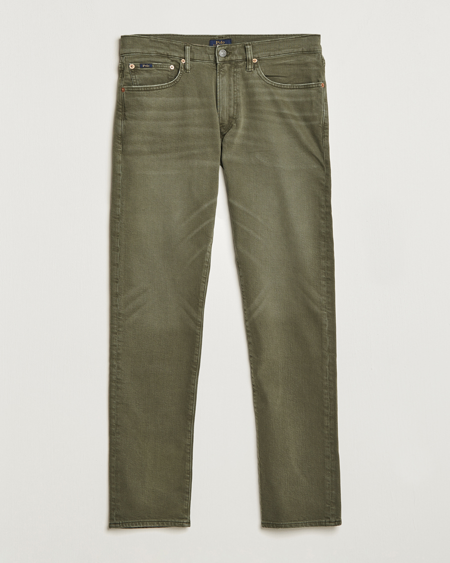 Men |  | Polo Ralph Lauren | Sullivan Slim Fit Stretch 5-Pocket Pants Green