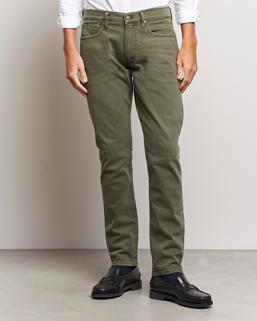 Men | Sale: 30% Off | Polo Ralph Lauren | Sullivan Slim Fit Stretch 5-Pocket Pants Green