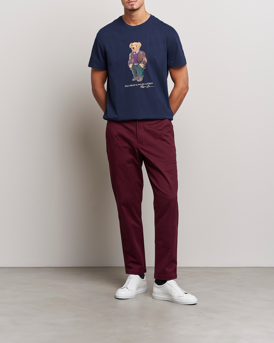 Men | Trousers | Polo Ralph Lauren | Prepster Stretch Twill Drawstring Trousers Ruby