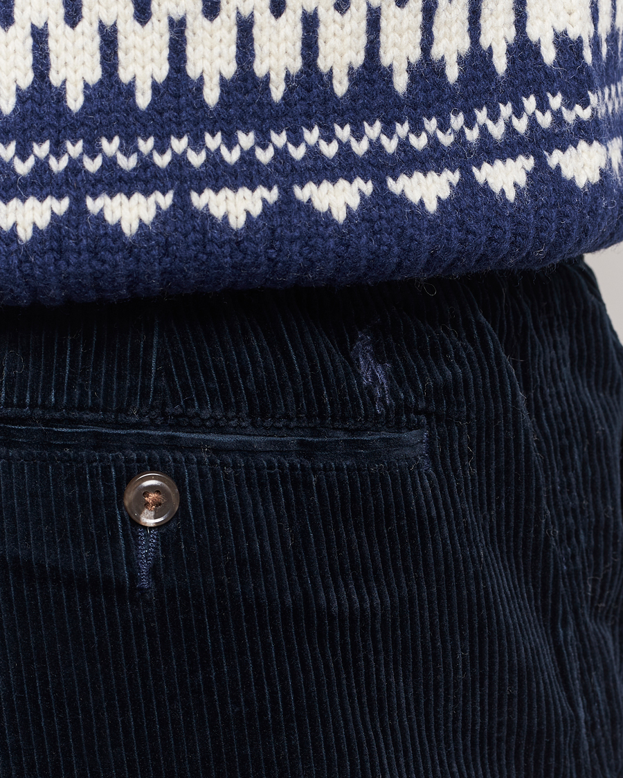 Men | Trousers | Polo Ralph Lauren | Prepster Corduroy Drawstring Pants Aviator Navy