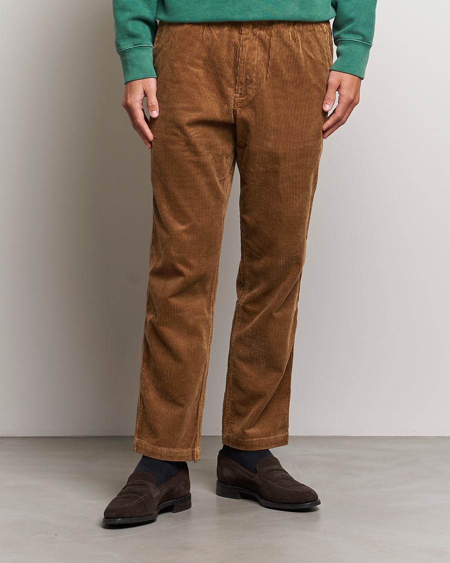 Men | Corduroy Trousers | Polo Ralph Lauren | Prepster Corduroy Drawstring Pants Dispatch Tan