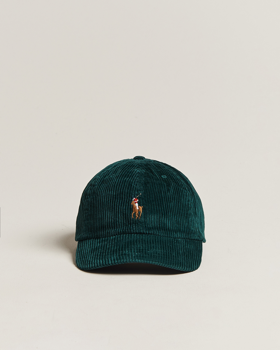 Men | Polo Ralph Lauren Corduroy Cap College Green | Polo Ralph Lauren | Corduroy Cap College Green