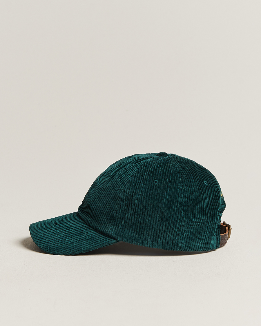 Men | Polo Ralph Lauren Corduroy Cap College Green | Polo Ralph Lauren | Corduroy Cap College Green