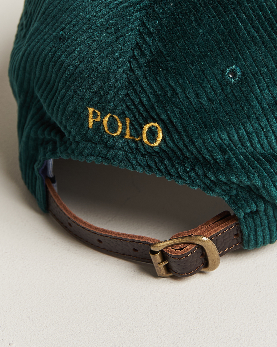 Men | Polo Ralph Lauren Corduroy Cap College Green | Polo Ralph Lauren | Corduroy Cap College Green