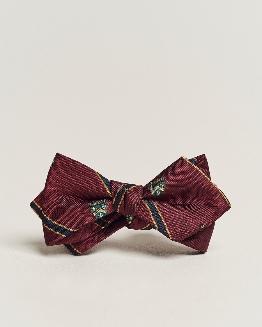 Men | Polo Ralph Lauren Vintage Club Striped Bow Tie Wine | Polo Ralph Lauren | Vintage Club Striped Bow Tie Wine