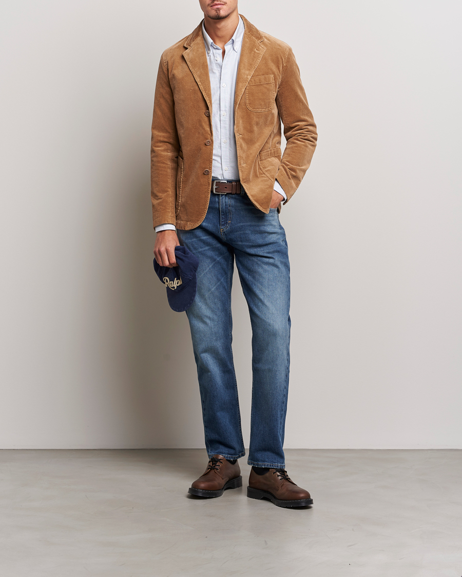 Men | Blazers | Polo Ralph Lauren | Corduroy Stretch Blazer Rustic Tan