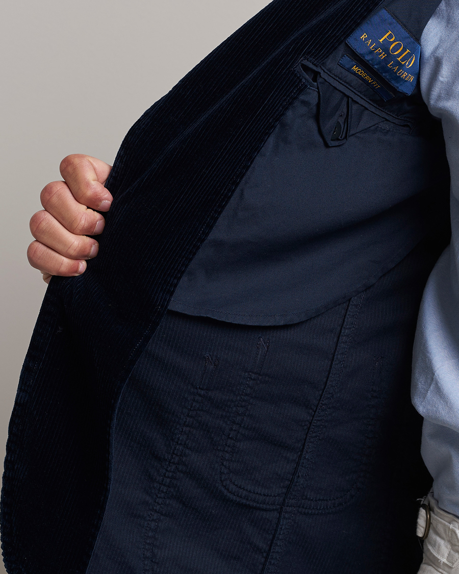 Men | Blazers | Polo Ralph Lauren | Corduroy Stretch Blazer Aviator Navy