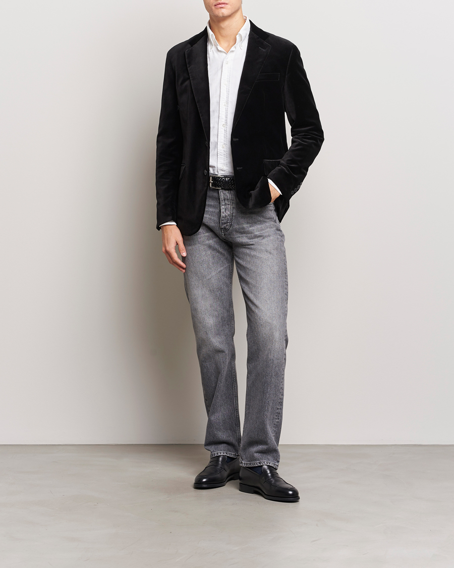 Men | Blazers | Polo Ralph Lauren | Velvet Sportcoat Black