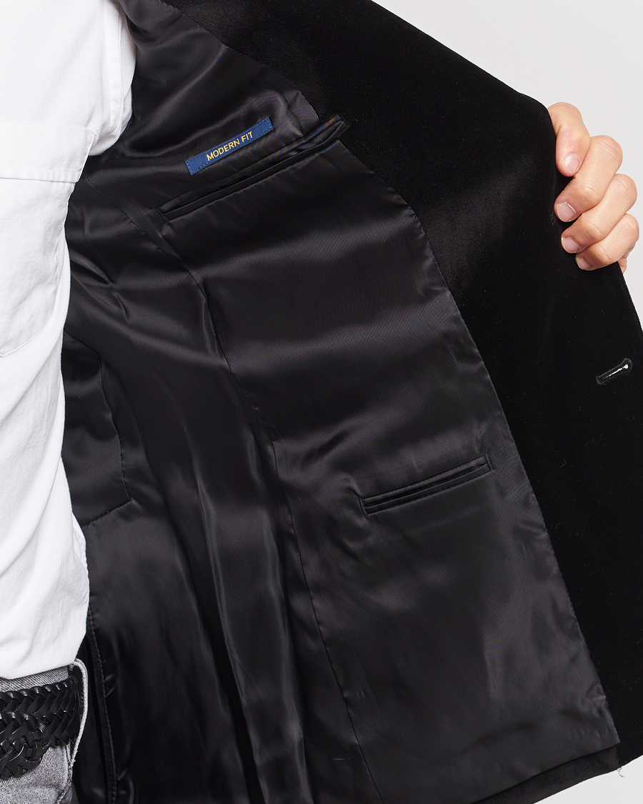 Men | Blazers | Polo Ralph Lauren | Velvet Sportcoat Black