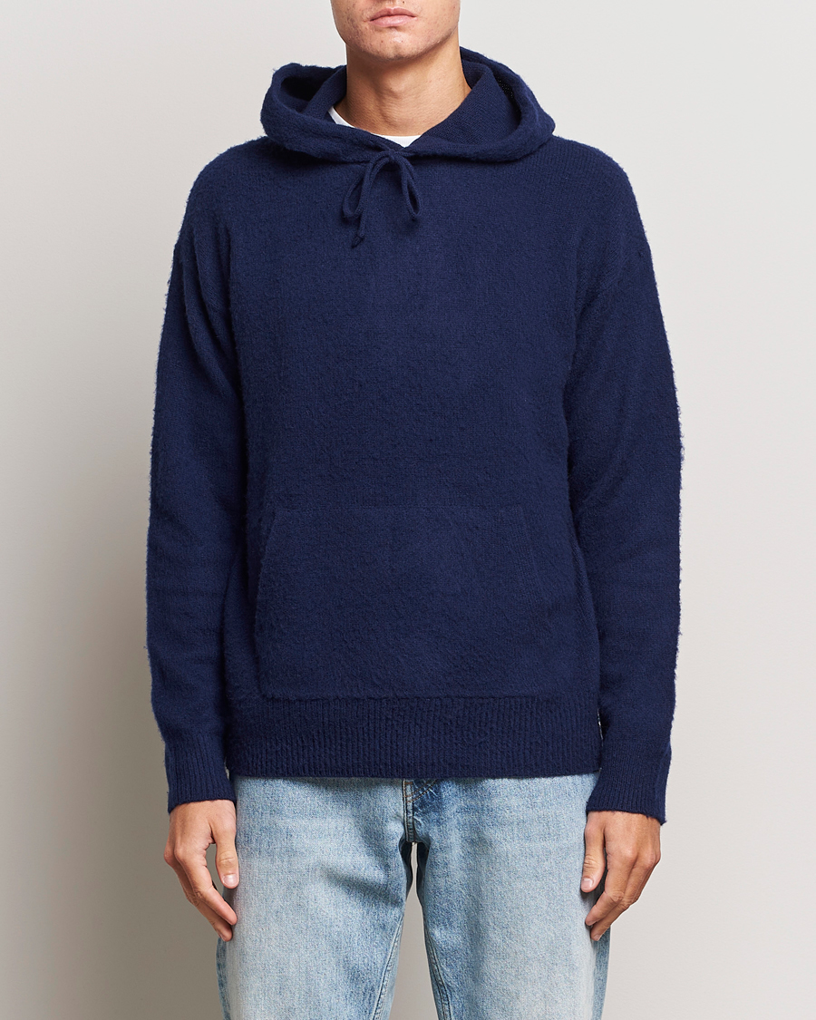 Men | Sweaters & Knitwear | Polo Ralph Lauren | Wool/Cashmere Hood Bright Navy