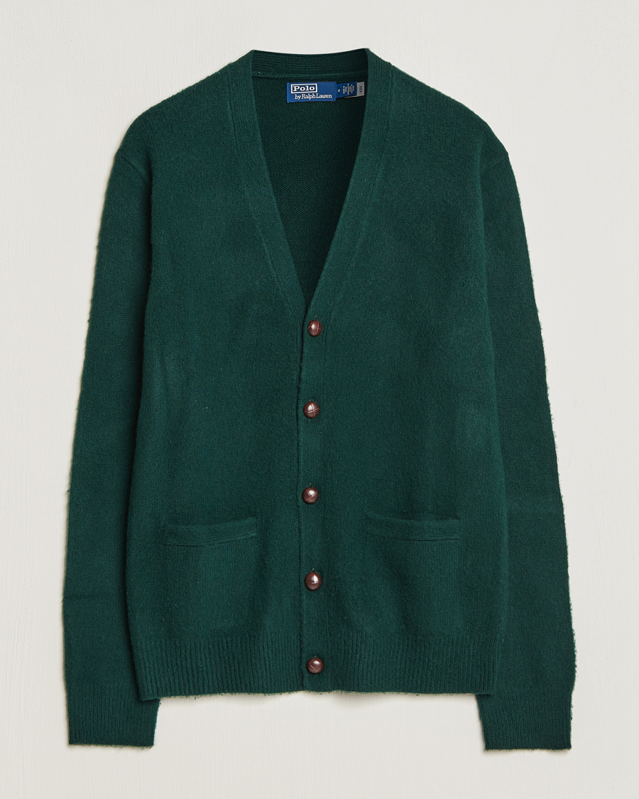 Men | Sweaters & Knitwear | Polo Ralph Lauren | Wool/Cashmere Cardigan Hunt Club Green