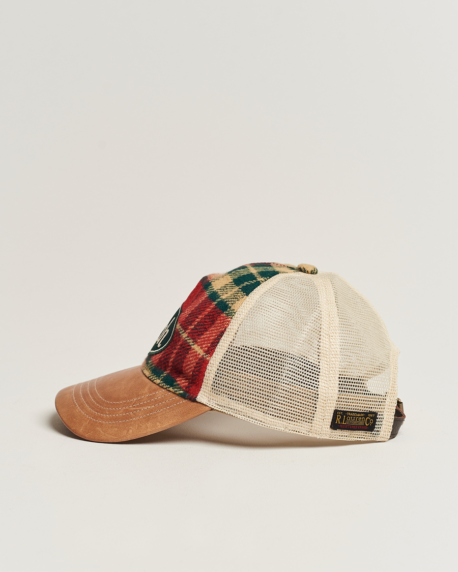 Men | Polo Ralph Lauren Flannel Ralph Cap Red/Black Multi | Polo Ralph Lauren | Flannel Ralph Cap Red/Black Multi