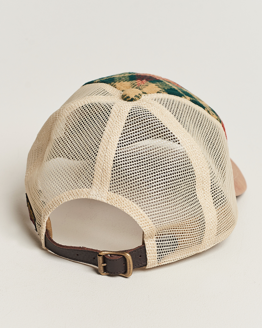 Men | Polo Ralph Lauren Flannel Ralph Cap Red/Black Multi | Polo Ralph Lauren | Flannel Ralph Cap Red/Black Multi