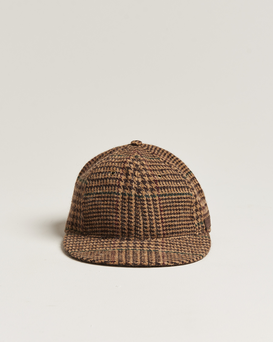 Men | Polo Ralph Lauren Glenplaid Overcheck Cap Camel | Polo Ralph Lauren | Glenplaid Overcheck Cap Camel