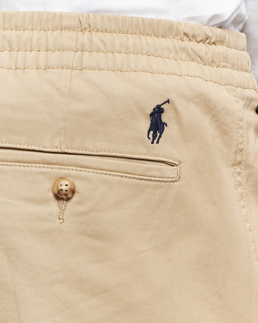 Men | Trousers | Polo Ralph Lauren | Prepster Stretch Drawstring Trousers Classic Khaki