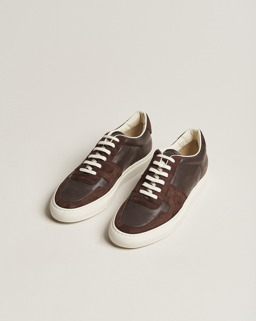 Men | Common Projects | Common Projects | B Ball Duo Sneaker Dark Brown
