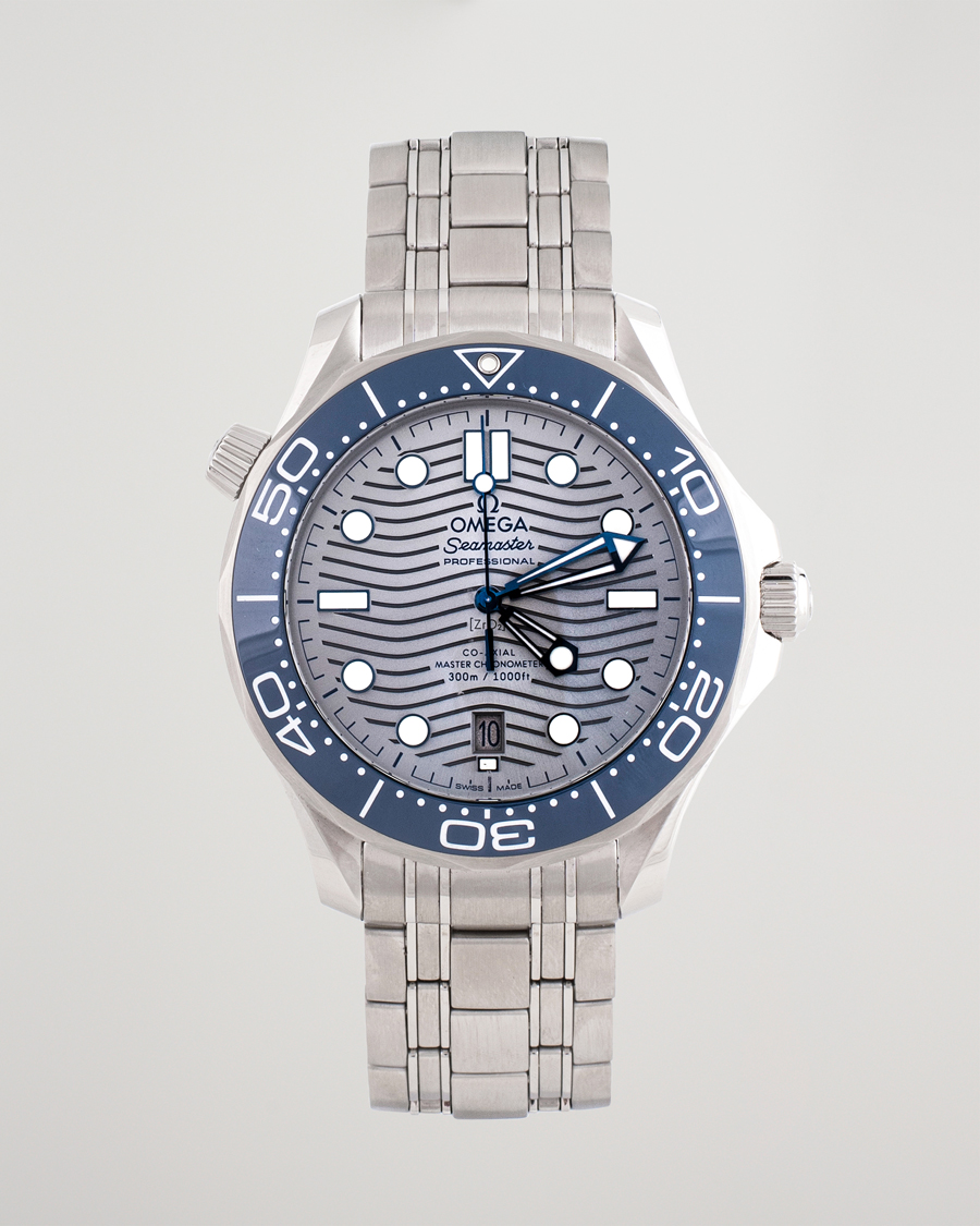 Men | Omega Pre-Owned Seamaster Diver 300M 210.30.42.20.06.001 Steel Sil Steel Black | Omega Pre-Owned | Seamaster Diver 300M 210.30.42.20.06.001 Steel Sil Steel Black