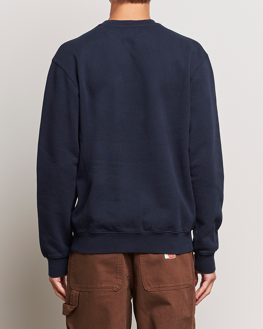 Men | Sweaters & Knitwear | Palmes | Letters Crewneck Sweatshirt Navy