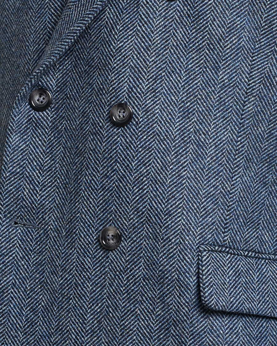 Men | Blazers | Palmes | Double Blaze Tweed Sport Coat Navy Herringbone