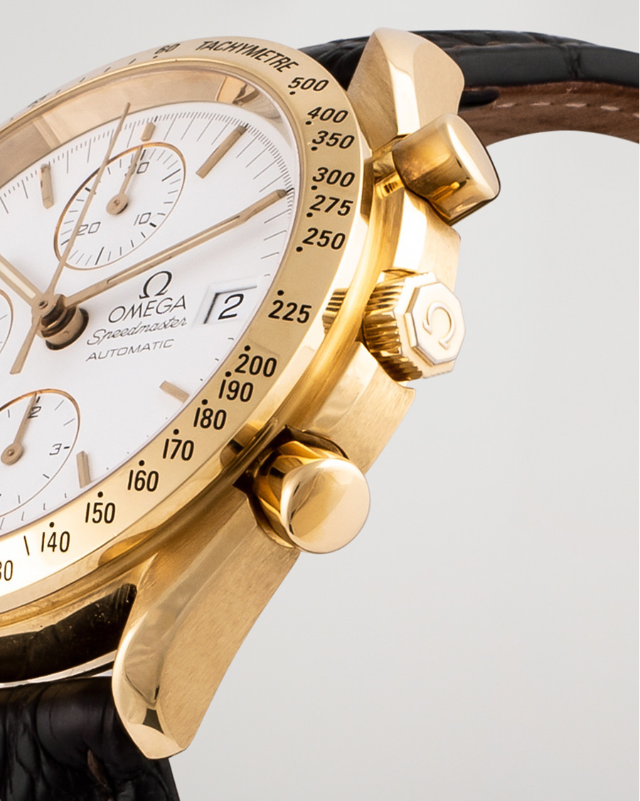 Men | Pre-Owned & Vintage Watches | Omega Pre-Owned | Speedmaster Date 18K 3611.20.29 Steel White