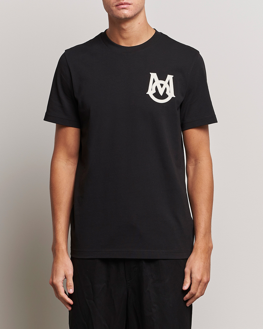 Men | T-Shirts | Moncler | Embossed Logo T-shirt Black