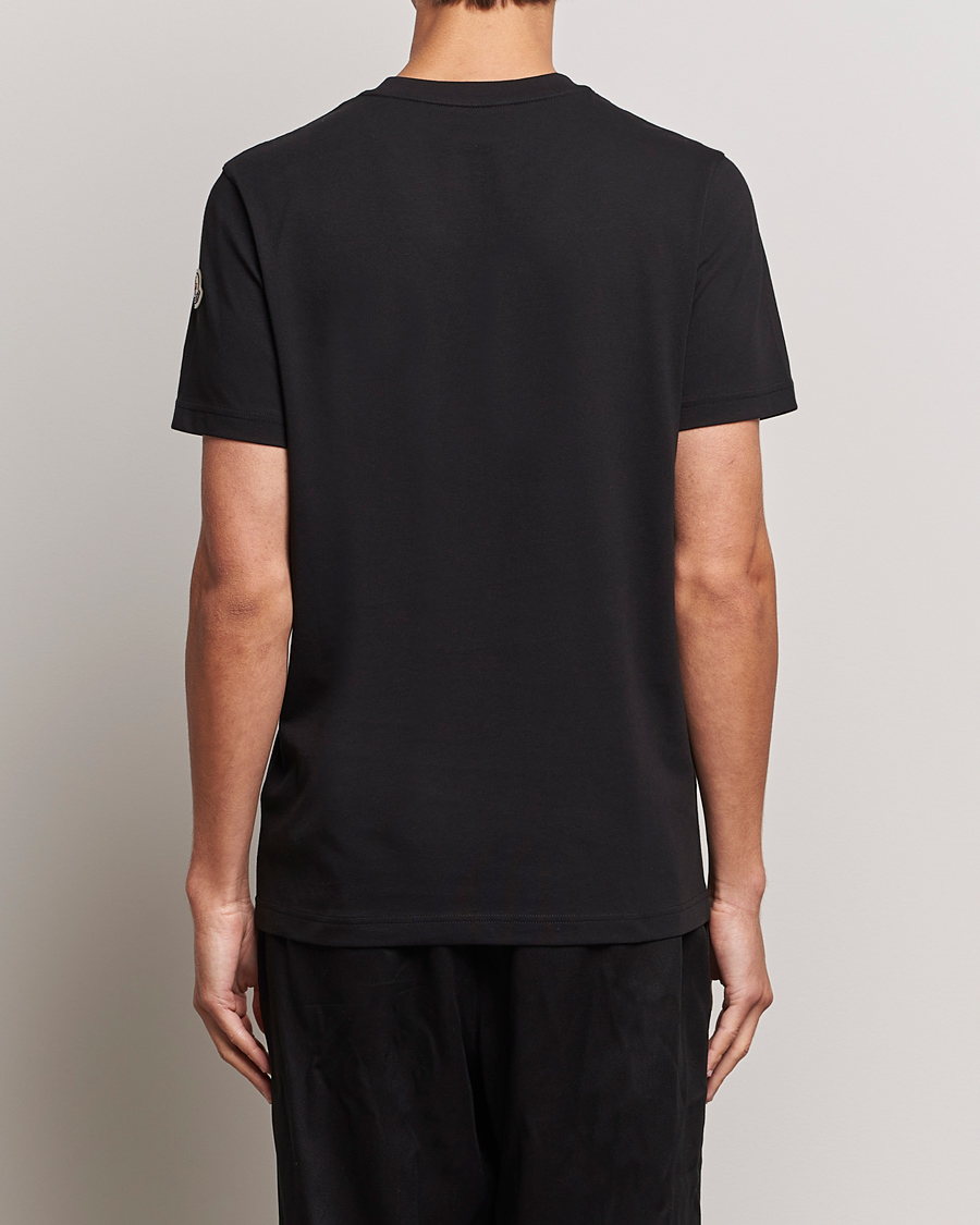 Men | T-Shirts | Moncler | Embossed Logo T-shirt Black