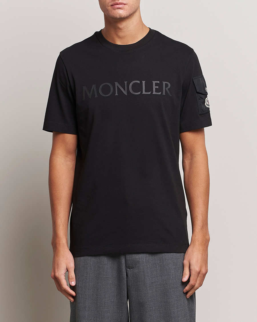 Men | T-Shirts | Moncler | Sleeve Pocket T-shirt Black