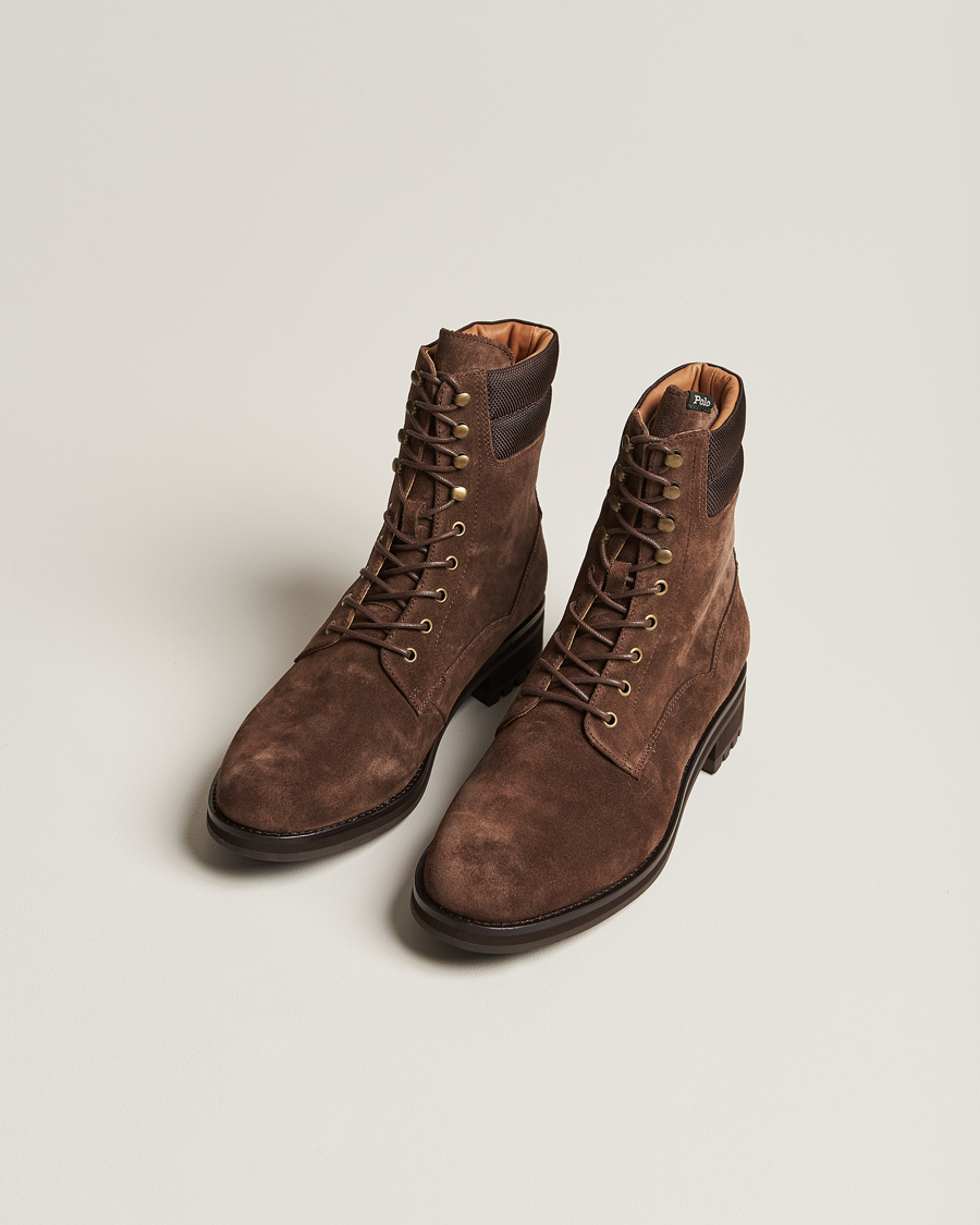 Men |  | Polo Ralph Lauren | Bryson Suede Boot Chocolate Brown