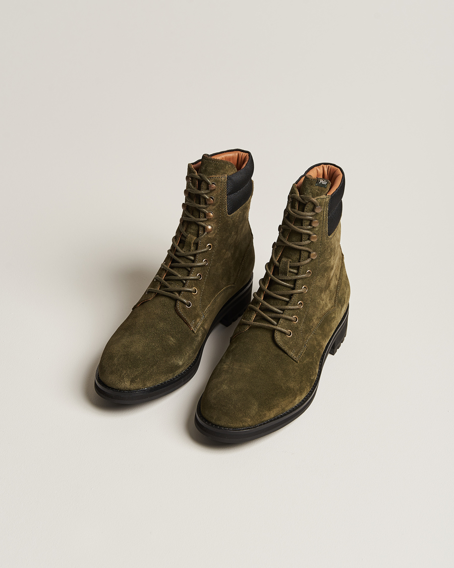 Men | Boots | Polo Ralph Lauren | Bryson Suede Boot Olive