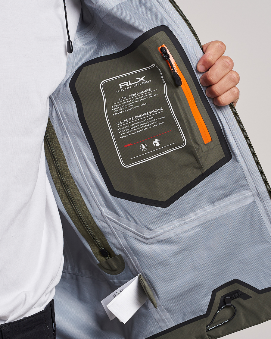 Men | Coats & Jackets | RLX Ralph Lauren | Patrol Lined Windbreaker Fossil Green