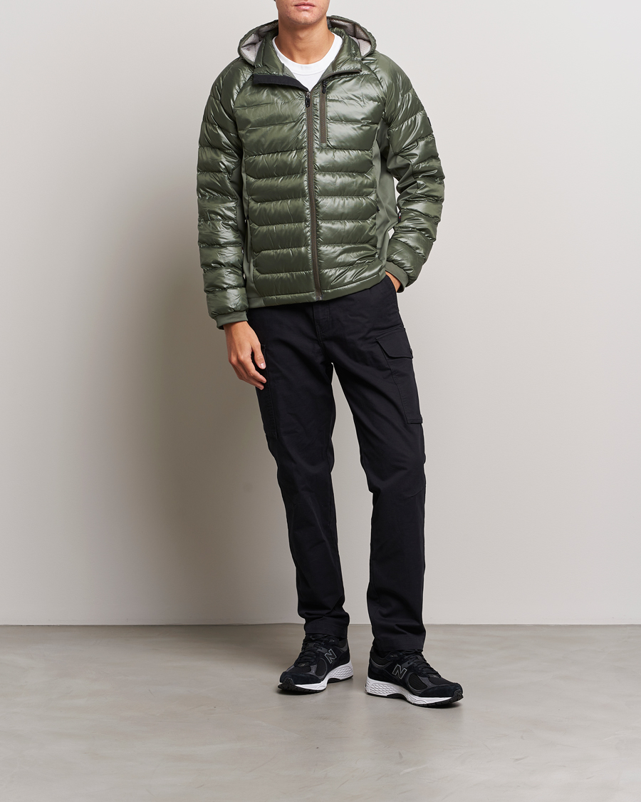 Men | Coats & Jackets | RLX Ralph Lauren | Hooded Down Jacket Fossil Green