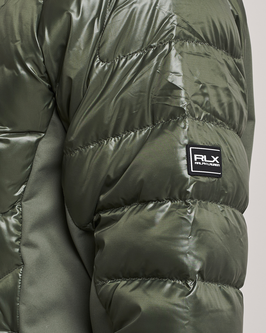 Men | Coats & Jackets | RLX Ralph Lauren | Hooded Down Jacket Fossil Green