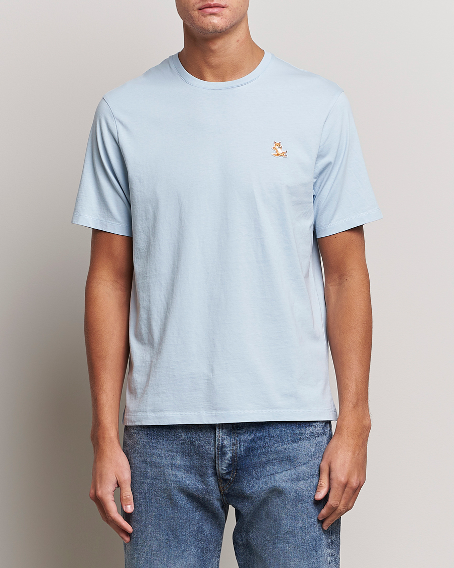 Men |  | Maison Kitsuné | Chillax Fox T-Shirt Sky Blue