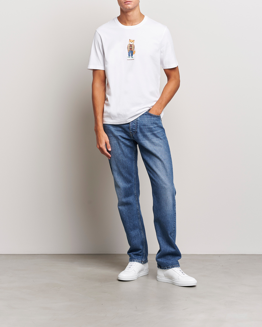 Men | T-Shirts | Maison Kitsuné | Dressed Fox T-Shirt White