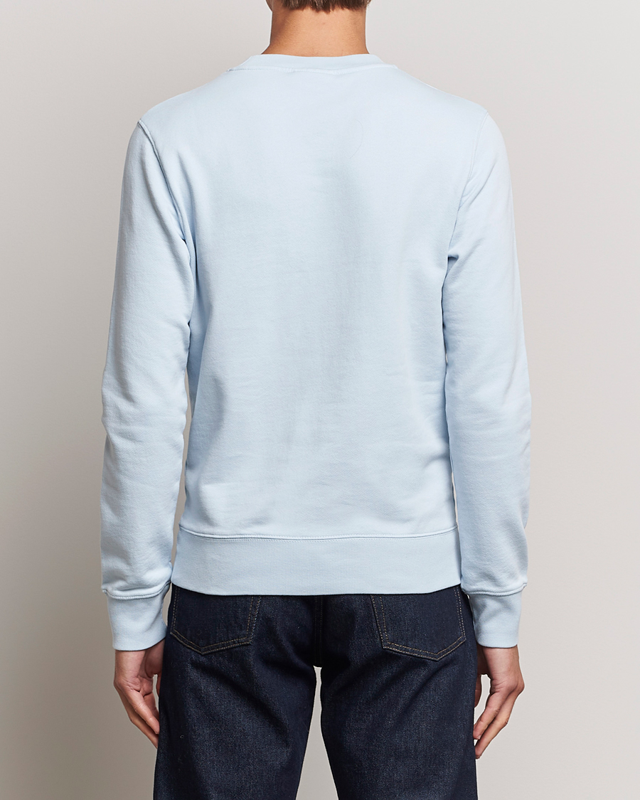 Men | Sweaters & Knitwear | Maison Kitsuné | Chillax Crew Neck Sweatshirt Sky Blue