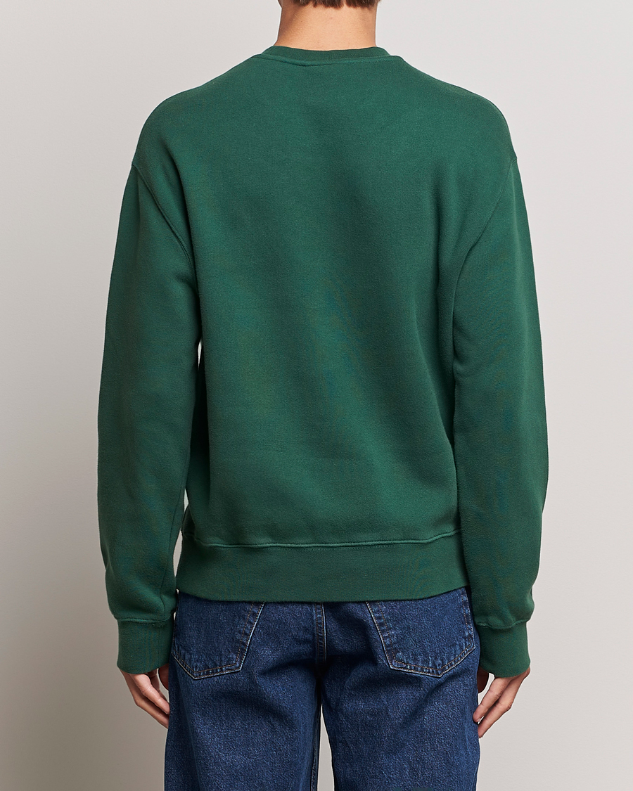 Men | Sweaters & Knitwear | Maison Kitsuné | Tonal Fox Head Sweatshirt Bottle Green