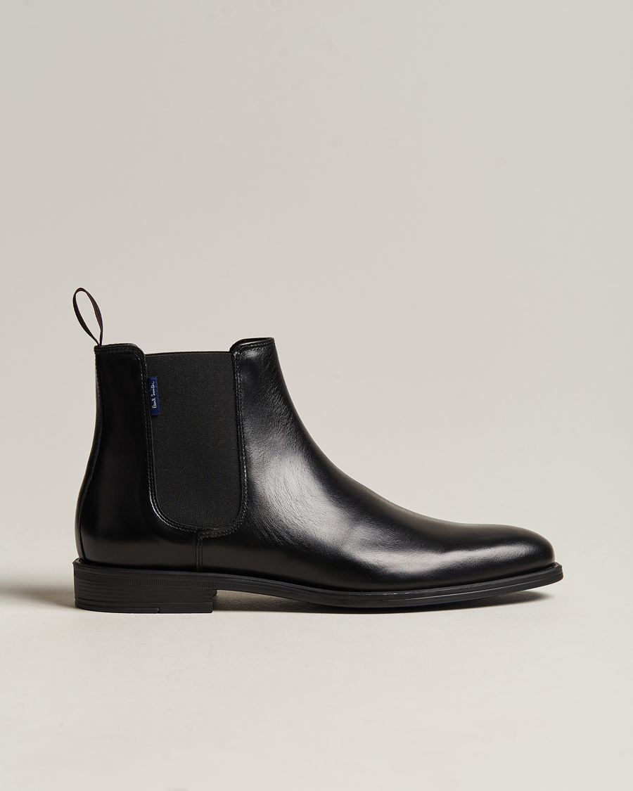 Men | Boots | PS Paul Smith | Cedric Leather Chelsea Boot Black