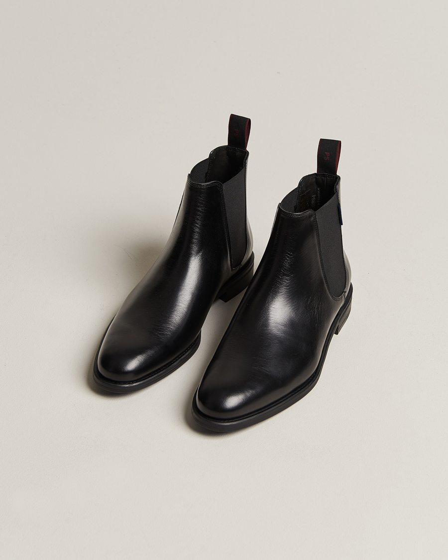 Men | PS Paul Smith | PS Paul Smith | Cedric Leather Chelsea Boot Black