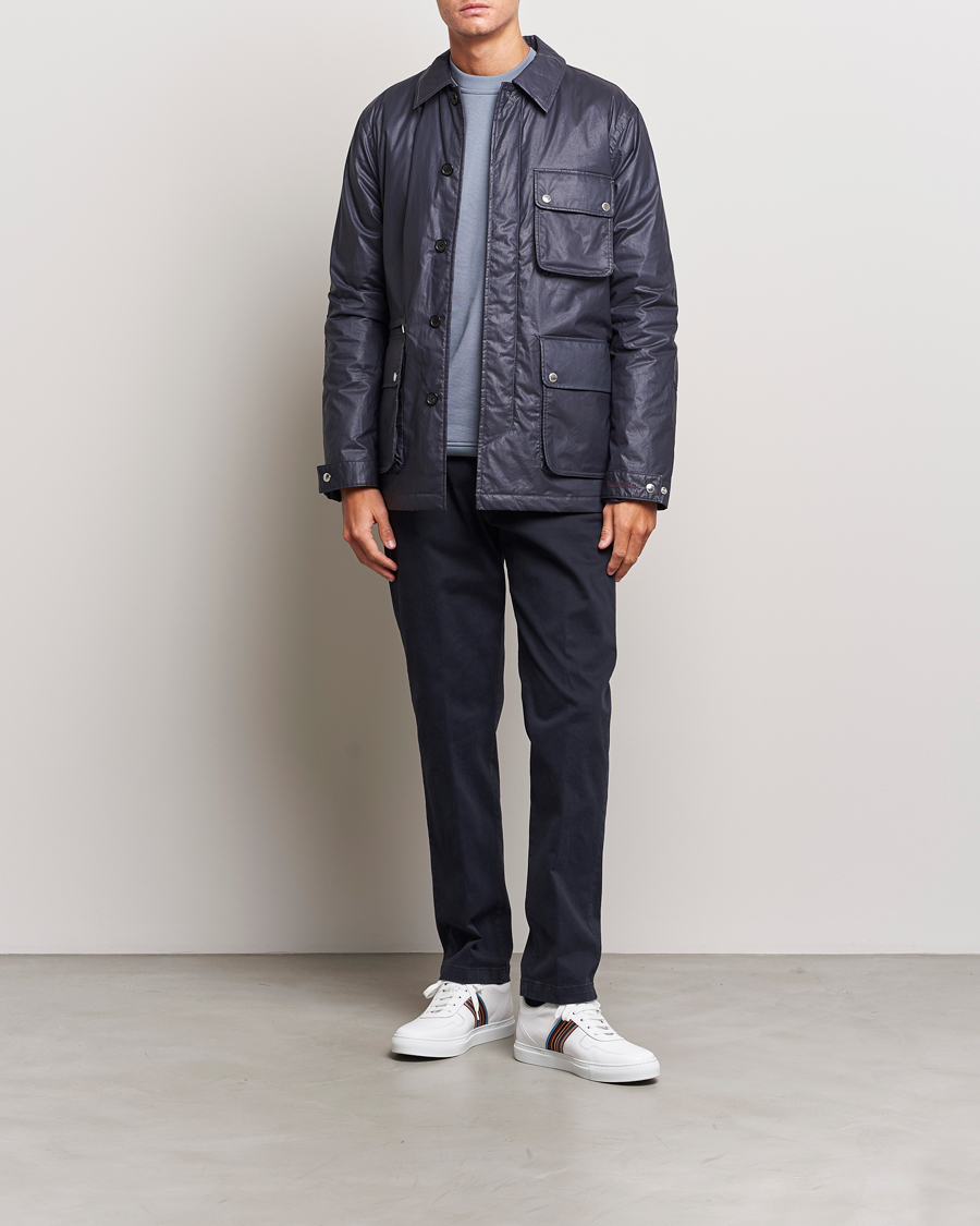 Men | Coats & Jackets | PS Paul Smith | Cotton Hunting Jacket Navy