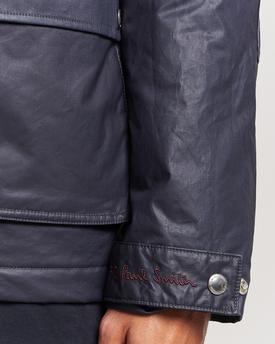 Men | Coats & Jackets | PS Paul Smith | Cotton Hunting Jacket Navy